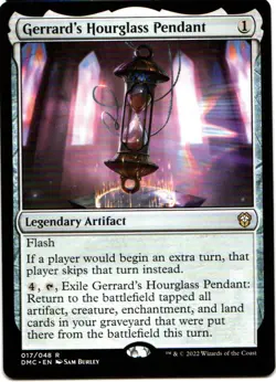 GERRARD'S HOURGLASS PENDANT 17 MAGIC: THE GATHERING DOMINARIA UNITED COMMANDER - Image 1