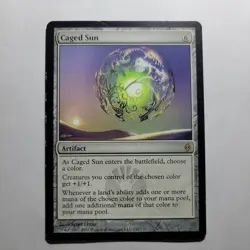 MTG Caged Sun New Phyrexia Magic the Gathering - Image 1
