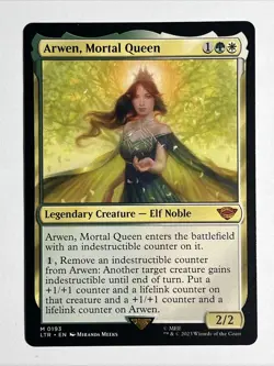 Arwen Mortal Queen Magic The Gathering Lord of the Rings Mythic 0193 Nonfoil LTR - Image 1