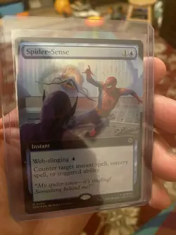 MTG Spider-Sense #0254 Foil Extended Art Rare Marvel’s Spider-Man (SPM) - Image 3