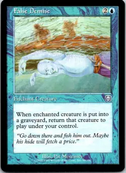 False Demise Magic The Gathering Mercadian Masques Near Mint - Image 1