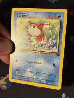 Pokemon Cards Goldeen 53/64 Jungle FIRST EDITION WOTC - (NM-) - Image 2