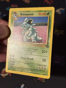 Pokemon Cards Nidoqueen 23/64 Rare Jungle FIRST EDITION WOTC - (MP) - Image 3