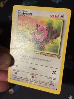 Pokemon Cards Jigglypuff 54/64 Jungle FIRST EDITION WOTC - (MP) - Image 2