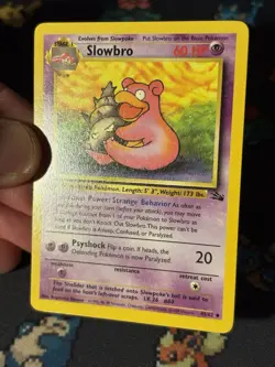 Pokemon Cards Slowbro 43/62 Fossil FIRST EDITION WOTC - (NM) - Image 2