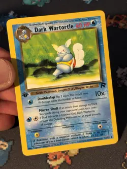 Pokemon Cards Dark Wartortle 46/82 Team Rocket FIRST EDITION - (NM-) - Image 2