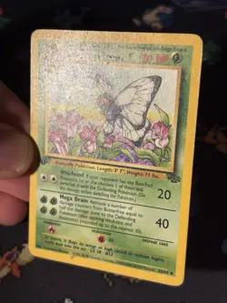 Pokemon Cards Butterfree 33/64 Jungle FIRST EDITION WOTC - (MP) - Image 2