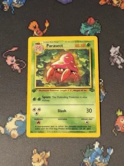 Pokemon Cards Parasect 41/64 Jungle FIRST EDITION WOTC - (MP) #1 - Image 1
