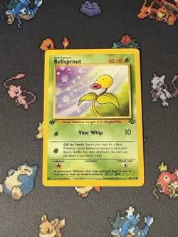 Pokemon Cards Bellsprout 49/64 Jungle FIRST EDITION WOTC - (NM) - Image 1