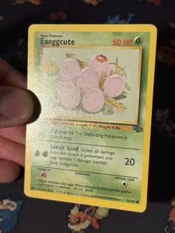 Pokemon Cards Exeggcute 52/64 Jungle FIRST EDITION WOTC - (NM-) - Image 2