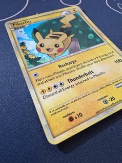 Pikachu HG5503 Pokemon 2010 Black Star Promo Holo Rare LP - Image 4
