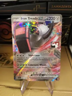 Iron Treads Ex Pokemon Prize Pack Series 3 Promo Pokemon Card NM/LP Play Stamp - Image 1