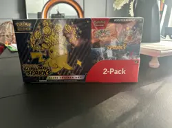 Pokemon Surging Sparks ETB Booster Bundle 2-Pack Costco SEALED - Fast Shipping - Image 1