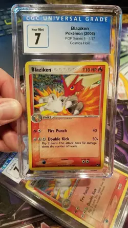 Pokemon - Blaziken - POP Series 1 1/17 HOLO Rare CGC 7 Near Mint - Image 1