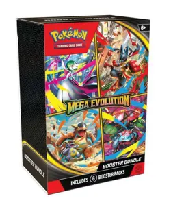 POKEMON TCG MEGA EVOLUTION BOOSTER BUNDLE 6 PACKS ~ NEW FACTORY SEALED - Image 1