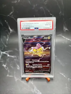 2023 POKEMON SWSH CROWN ZENITH #GG41/GG70 RAIKOU V FA GALARIAN GALLERY PSA 10 - Image 1