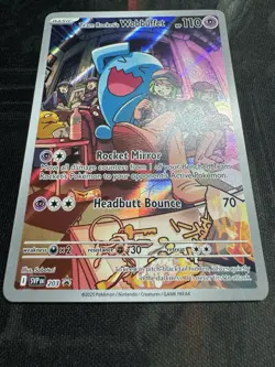 Team Rocket’s Wobbuffet Promo ETB Destined Rivals Black Star 203 ENGLISH Pokemon - Image 2