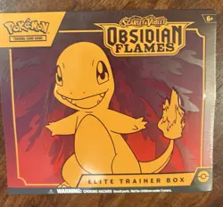 Pokemon TCG: Scarlet & Violet Obsidian Flames ETB Elite Trainer Box NEW/SEALED 820650853913 - Image 1