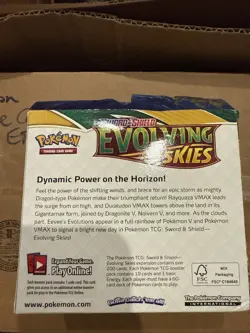 Pokemon evolving skies booster box EMPTY - Image 3