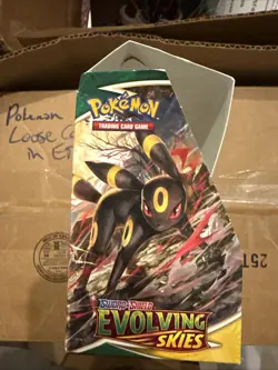 Pokemon evolving skies booster box EMPTY - Image 4