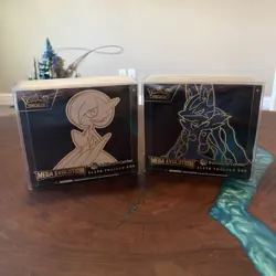 Pokemon Center Mega Evolution Gardevoir & Lucario ETB Elite Trainer Box Set Of 2 - Image 1