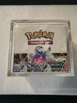 NEW Pokemon Temporal Forces Booster Box With Acrylic Box - Ships Double Boxed! - Image 1