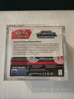 NEW Pokemon Temporal Forces Booster Box With Acrylic Box - Ships Double Boxed! - Image 2