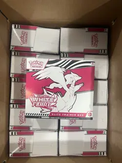 Pokemon Scarlet and Violet White Flare Elite Trainer Box NEW SEALED - Image 1