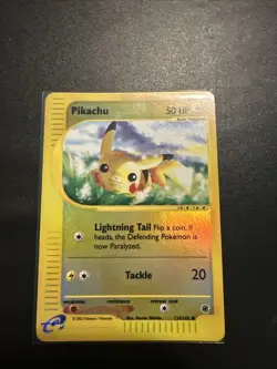 Pikachu Expedition Reverse Holo 124/164 Vintage NM-LP Pokemon TCG - Image 1