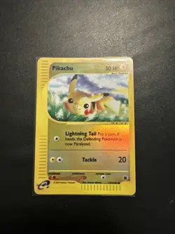 Pikachu Expedition Reverse Holo 124/164 Vintage NM-LP Pokemon TCG - Image 4