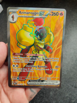 Pokemon TCG Armarouge ex Paradox Rift 218/182 Holo Ultra Rare - Image 1
