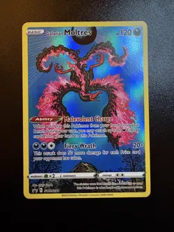 Pokemon TCG - Crown Zenith - Galarian Moltres SWSH284 Black Star Promo NM - Image 1