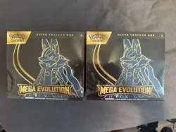 Pokemon Mega Evolution Elite Trainer Box (ETB) Lot Of 2- Lucario - Image 1