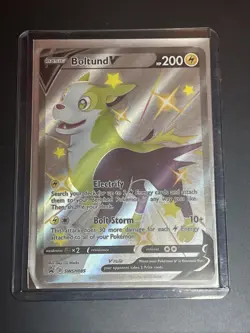 Boltund V Shiny SWSH085 2021 Pokemon Shining Fates Black Star Promo - Image 1