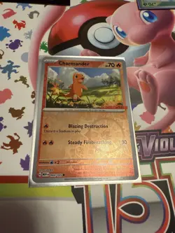 Pokemon Charmander 004/165 GameStop Exclusive Reverse Holo Promo NM - Image 1