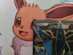 Lucario EX (107 Full Art) 107/111 XY-Furious Fists Pokemon - Image 3