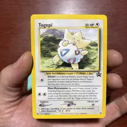 Vintage 1999 Pokemon Wizards Black Star Promo Togepi #30 c601 - Image 1