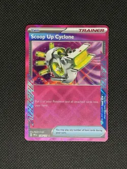 Pokemon TCG SCOOP UP CYCLONE 128/131 SV Prismatic Evolutions Ace Spec - Image 1