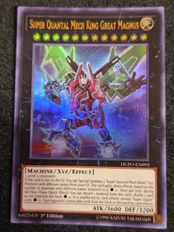 Super Quantal Mech King Great Magnus DUPO-EN093 1st Edition Ultra Rare VLP - Image 1