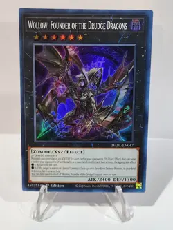 Yugioh! Wollow, Founder of the Drudge Dragons DABL-EN047 NM - Image 1
