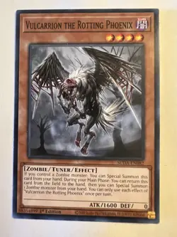 Yugioh! Vulcarrion the Rotting Phoenix - SUDA-EN082 Supreme Darkness 1st Edition - Image 1