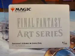 9 Sorceress's Schemes Fong Art Series Card 9/53 Final Fantasy MTG Magic FIN - Image 2