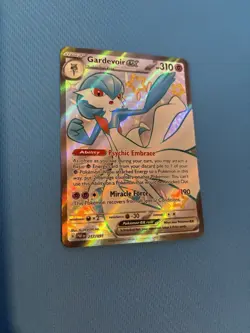 Pokemon Gardevoir EX Paldean Fates 217/091 Shiny Ultra Rare Card - Image 1