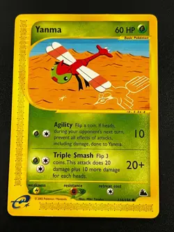 Yanma 116/144 - Skyridge Vintage Pokemon TCG Card MP e-Reader - Image 1