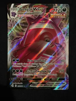 Gengar VMAX 157/264 Fusion Strike Full Art Ultra Rare Holo Pokemon Card - Image 1