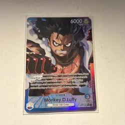 One Piece Card - MONKEY.D.LUFFY OP11-040 (L) Alt Art A Fist of Divine Speed Eng - Image 1