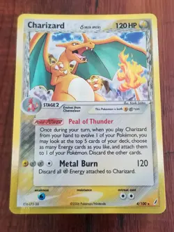 Charizard (Delta Species) Pokemon EX Crystal Guardians Holo Rare Card - 4/100 - Image 1