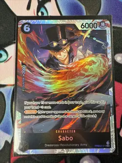 One Piece Card Game Sabo PRB02-014 SR English - Image 1