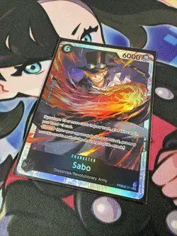 One Piece Card Game Sabo PRB02-014 SR English - Image 2