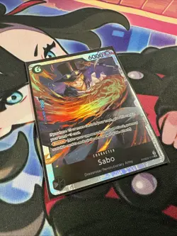 One Piece Card Game Sabo PRB02-014 SR English - Image 3